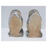 Set of Vintage Mid Century Knowledge Owl Bookends