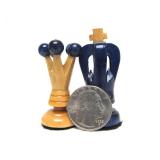 Nice Design Vintage Wooden Portable Chess Set w/Chess Clock