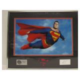 Very Cool Framed Signed SUPERMAN DC Direct Signature Series Print - "Peace on Earth" - Signed by Alex Ross