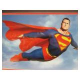 Very Cool Framed Signed SUPERMAN DC Direct Signature Series Print - "Peace on Earth" - Signed by Alex Ross
