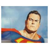 Very Cool Framed Signed SUPERMAN DC Direct Signature Series Print - "Peace on Earth" - Signed by Alex Ross