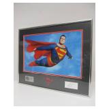 Very Cool Framed Signed SUPERMAN DC Direct Signature Series Print - "Peace on Earth" - Signed by Alex Ross