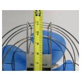 Very Cool Working Vintage Westinghouse Blue Acrylic & Chrome Fan
