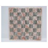 Nice Vintage Carved Onyx Chess Set - 14" Board