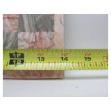 Nice Vintage Carved Onyx Chess Set - 14" Board