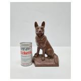 Signed Vintage Cast Iron Fox Door Stop