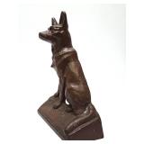 Signed Vintage Cast Iron Fox Door Stop
