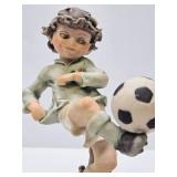 Vintage Italian Giuseppe Armani Soccer Player Sculpture