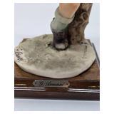 Vintage Italian Giuseppe Armani Soccer Player Sculpture