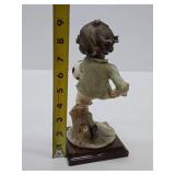 Vintage Italian Giuseppe Armani Soccer Player Sculpture