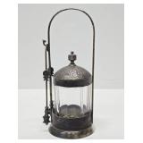 Ornate Antique Pickle Castor w/Tongs