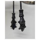 Ornate Antique Pickle Castor w/Tongs