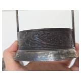 Ornate Antique Pickle Castor w/Tongs