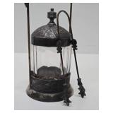 Ornate Antique Pickle Castor w/Tongs