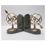 Vintage Armillary Spheres Bookend Set from Gabbert