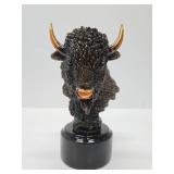Great Looking Southwestern Buffalo Head Sculpture