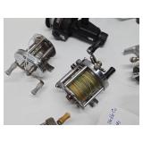 Large Estate Lot of Vintage & Newer Fishing Reels