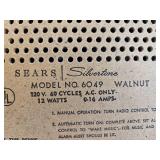 Mid Century Sears SILVERTONE Tabletop Radio