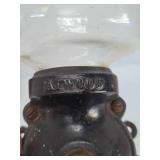 2 Antique Cast Iron Hand Crank Grinders - Coffee etc