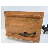 2 Antique Cast Iron Hand Crank Grinders - Coffee etc