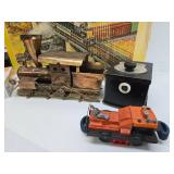 Large Lot of Assorted Train Models Toys etc