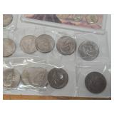 Large Group of Vintage US Half Dollars State Quarters etc