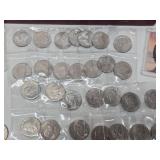 Large Group of Vintage US Half Dollars State Quarters etc