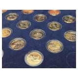 Large Group of Vintage US Half Dollars State Quarters etc