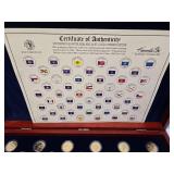 Large Group of Vintage US Half Dollars State Quarters etc