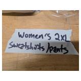 Large Group Brand New Ladies Sweatpants/Sweatshirt Sets - Size XXL
