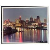 2 Framed Signed Vintage TWIN CITIES Photograph by Steven Linder