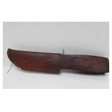 Old Vintage Schrade-Walden "Bowie Hunter" Hunting Knife w/Sheath