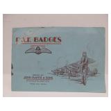 COMPLETE Book of WW2 era RAF Badges Tobacco Card/Stamp Set w/Book