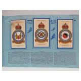 COMPLETE Book of WW2 era RAF Badges Tobacco Card/Stamp Set w/Book