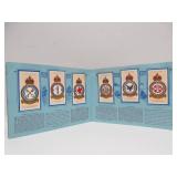 COMPLETE Book of WW2 era RAF Badges Tobacco Card/Stamp Set w/Book