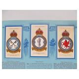 COMPLETE Book of WW2 era RAF Badges Tobacco Card/Stamp Set w/Book