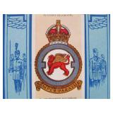 COMPLETE Book of WW2 era RAF Badges Tobacco Card/Stamp Set w/Book