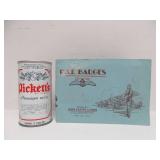 COMPLETE Book of WW2 era RAF Badges Tobacco Card/Stamp Set w/Book