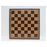 Nice Vintage Cast Metal Portable Chess Set