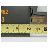 Lot of 7 Orig Vintage US Military Steel Ammo Crates #1