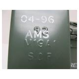 Lot of 7 Orig Vintage US Military Steel Ammo Crates #2