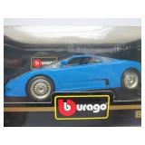 2 Mint in Box BUGATTI Diecast Cars