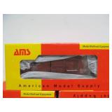 Lot of 7 Mint in Box AMS Train Cars - "On3" Scale