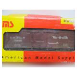 Lot of 7 Mint in Box AMS Train Cars - "On3" Scale