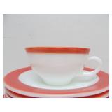 Lot of Vintage PYREX Coffee Cups / Saucers & Dinner Plates