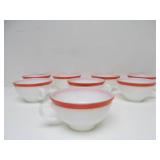 Lot of Vintage PYREX Coffee Cups / Saucers & Dinner Plates