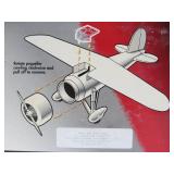 2 Mint in Box Diecast Metal Airplane Banks