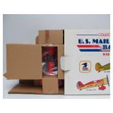 2 Mint in Box Diecast Metal Airplane Banks