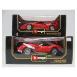 2 Mint in Box FERRARI Diecast Cars