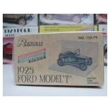 Group of NOS Vintage Classic Car Model Kits - 1929 Ford etc